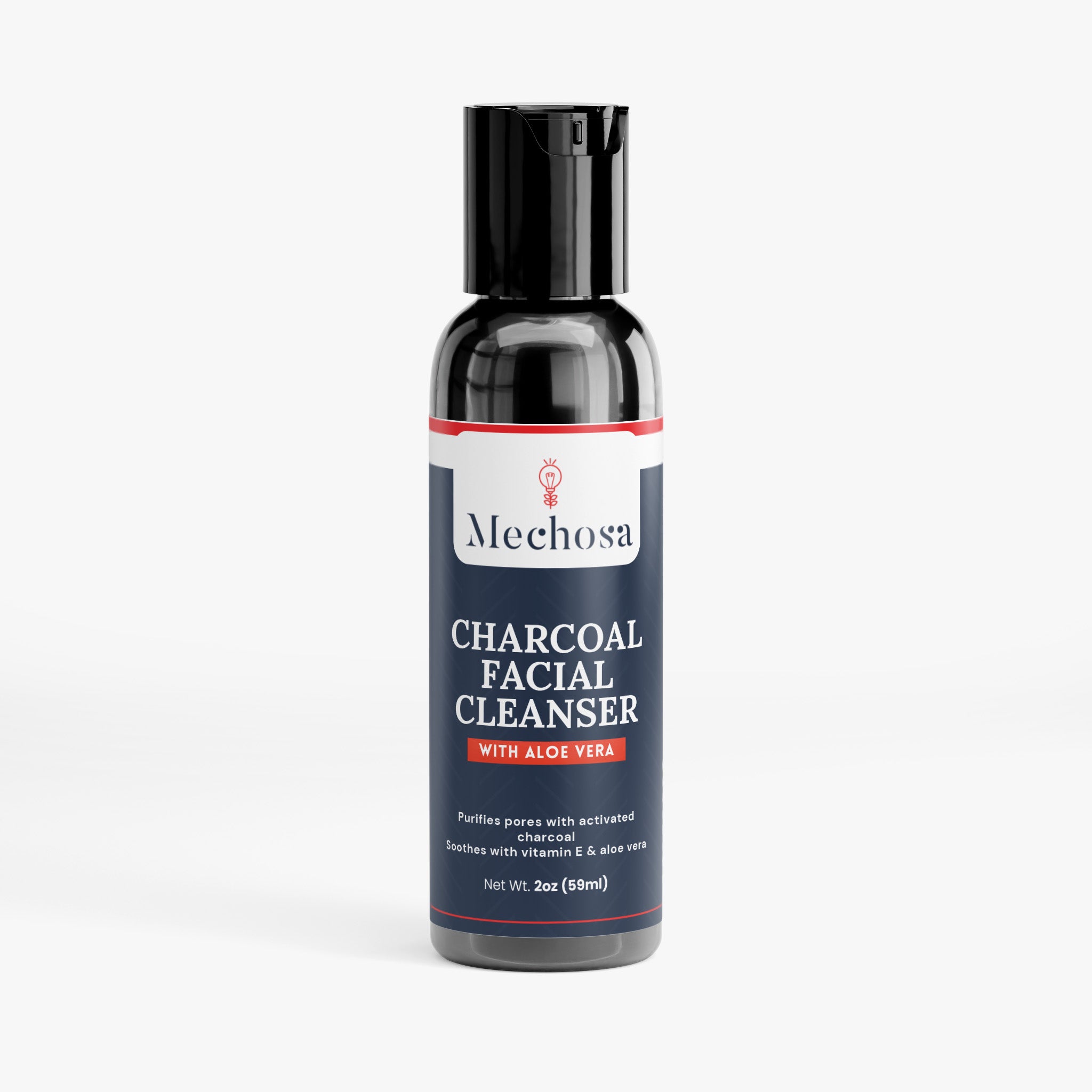 Charcoal Facial Cleanser with Aloe Vera